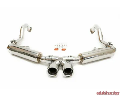 Fabspeed Supercup Race Exhaust System w/ Satin Black Tips Porsche 987 Boxster | Cayman 2005-2008 - FS.POR.987.SCUPB