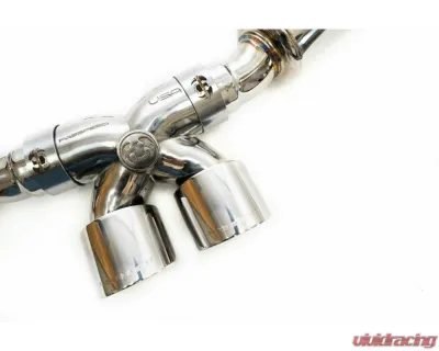 Fabspeed Supercup Race Exhaust System w/ Satin Black Tips Porsche 987 Boxster | Cayman 2005-2008 - FS.POR.987.SCUPB