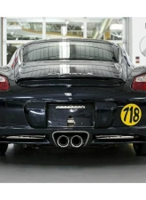 Fabspeed Supercup Race Exhaust System w/ Satin Black Tips Porsche 987 Boxster | Cayman 2005-2008                                     - FS.POR.987.SCUPB - Image 7
