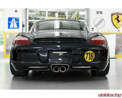 Fabspeed Supercup Race Exhaust System w/ Satin Black Tips Porsche 987 Boxster | Cayman 2005-2008 - FS.POR.987.SCUPB