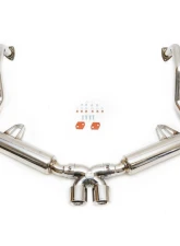 Fabspeed Supercup Race Competition Exhaust System w/ Satin Black Tips Porsche 987.2 Boxster | Cayman 2009-2012                                     - FS.POR.9872.SCUPB - Image 8