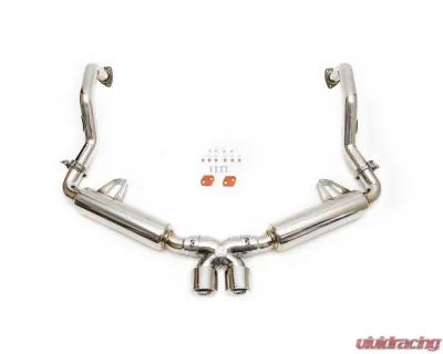 Fabspeed Supercup Race Competition Exhaust System w/ Satin Black Tips Porsche 987.2 Boxster | Cayman 2009-2012 - FS.POR.9872.SCUPB
