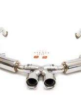 Fabspeed Supercup Race Competition Exhaust System w/ Satin Black Tips Porsche 987.2 Boxster | Cayman 2009-2012                                     - FS.POR.9872.SCUPB - Image 2
