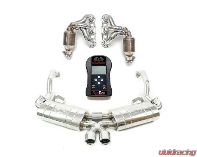 Fabspeed Performance Package w/ Polished Stainless Steel Tips Porsche 987.2 Boxster | Cayman 2009-2012 - FS.POR.9872.SPKGP