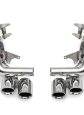 Fabspeed Maxflo Performance Side Exhaust System w/Valved Satin Black Tips Porsche 991 Carrera 2012-2016                                     - FS.POR.991.MAX38B - Image 4