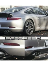 Fabspeed Deluxe Quad-Style Tips (PSE | Carrera S) Porsche 991 Carrera 2012-2016                                     - FS.POR.991.QDTDX - Image 11
