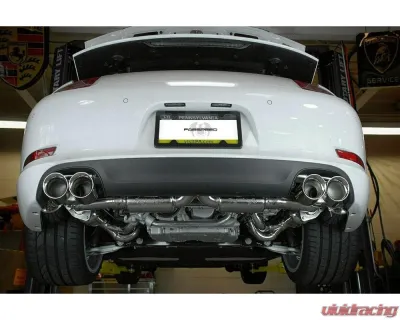 Fabspeed Carbon Fiber Deluxe Quad-Style Tips Non-S/Non-PSE Porsche 991 Carrera 2012-2016 - FS.POR.991.QDTSCF