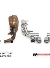 Fabspeed Supercup Exhaust System w/ Satin Black Tips Porsche 991 Carrera 2012-2016                                     - FS.POR.991.SCUP34B - Image 2