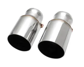 Fabspeed Polished Stainless Steel Deluxe Dual Style Tips (For PSE) Porsche 991.2 Carrera 2017-2019