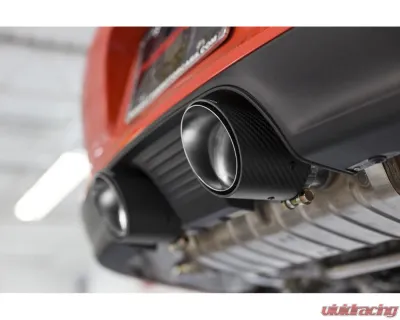 Fabspeed Carbon Fiber Deluxe Dual Style Tips (For PSE) Porsche 991.2 Carrera 2017-2019 - FS.POR.9912.PSEDLTCF
