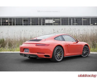 Fabspeed Carbon Fiber Deluxe Dual Style Tips (For PSE) Porsche 991.2 Carrera 2017-2019 - FS.POR.9912.PSEDLTCF