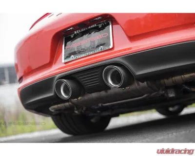 Fabspeed Carbon Fiber Deluxe Dual Style Tips (For PSE) Porsche 991.2 Carrera 2017-2019 - FS.POR.9912.PSEDLTCF
