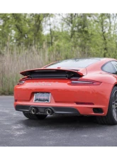 Fabspeed Carbon Fiber Deluxe Dual Style Tips (For PSE) Porsche 991.2 Carrera 2017-2019                                     - FS.POR.9912.PSEDLTCF - Image 8
