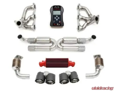 Fabspeed STREET Performance Package w/ ExperTune & Carbon Fiber Tips Porsche 991.2 Carrera 2017-2019 - FS.POR.9912.SPKGEC