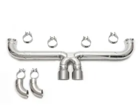 Fabspeed Catback Competition Race X-Pipe w/ Brushed Stainless Steel Tips Porsche 991.2 GT3 | GT3 RS 2017+