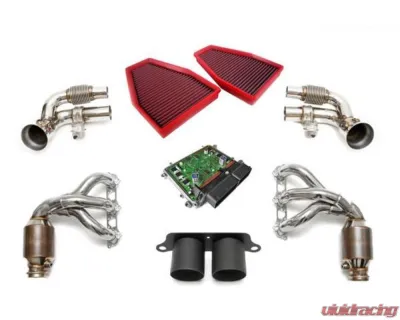 Fabspeed STREET Performance Package w/ ExperTune & Satin Black Tips Porsche 991.2 GT3 | GT3 RS 2017+ - FS.POR.9912GT3.SPKGEB