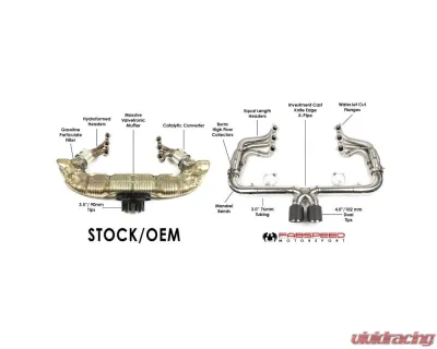 Fabspeed Race Competition Exhaust System Package Porsche 991.2 Speedster 2019-2020 - FS.POR.9912SPEED.LTRHSXX