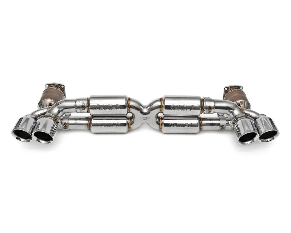 Fabspeed Street Supersport X-Pipe Exhaust System w/ Polished GT2 Style Tips Porsche 991.2 Turbo | Turbo S 2017-2020 - FS.POR.9912T.SSSXG