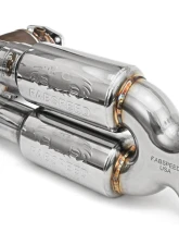 Fabspeed Street Supersport X-Pipe Exhaust System w/ Polished Quad Tips Porsche 991.2 Turbo | Turbo S 2017-2020                                     - FS.POR.9912T.SSSXQ - Image 3