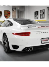Fabspeed Street Supersport X-Pipe Exhaust System w/ Polished Quad Tips Porsche 991.2 Turbo | Turbo S 2017-2020                                     - FS.POR.9912T.SSSXQ - Image 6