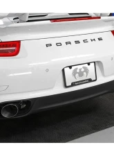 Fabspeed Race Supersport X-Pipe Exhaust System w/ Polished Stainless Steel Quad Tips Porsche 991 Turbo | Turbo S 2013-2016                                     - FS.POR.991T.SSRXQ - Image 10