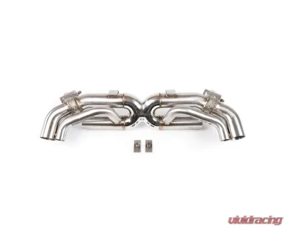 Fabspeed Catback Valvetronic Maxflo Exhaust System w/ Quad Tips Porsche 992 Carrera 2019+ - FS.POR.992.VLVQ