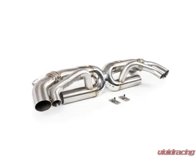 Fabspeed Catback Valvetronic Maxflo Exhaust System w/ Quad Tips Porsche 992 Carrera 2019+ - FS.POR.992.VLVQ