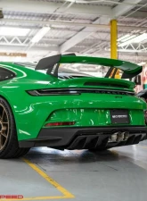 Fabspeed Deluxe Dual Style Brushed Single Wall Stainless Steel Tips Porsche 992 GT3 | GT3 RS 2022+                                     - FS.POR.992GT3.DTBS - Image 6