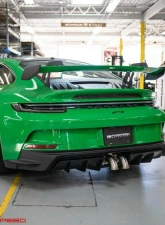 Fabspeed Deluxe Dual Style Brushed Stainless Turn Down Tips Porsche 992 GT3 | GT3 RS 2022+                                     - FS.POR.992GT3.DTT - Image 6