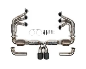 Fabspeed RENNKRAFT Modular GTLM Exhaust Package w/ Brushed Single Wall Stainless Steel Tips Porsche 992 GT3 | GT3 RS 2022+