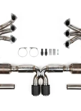 Fabspeed RENNKRAFT Modular GTLM Exhaust Package w/ Brushed Stainless Turn Down Tips Porsche 992 GT3 | GT3 RS 2022+                                     - FS.POR.992GT3.GTLM.SC.T - Image 9