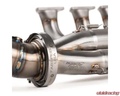 Fabspeed RENNKRAFT Modular GTLM Exhaust Package w/ Brushed Stainless Turn Down Tips Porsche 992 GT3 | GT3 RS 2022+ - FS.POR.992GT3.GTLM.SC.T