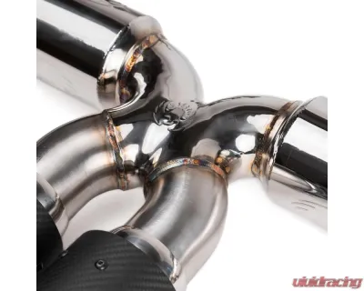 Fabspeed RENNKRAFT Modular GTLM Exhaust Package w/ Brushed Stainless Turn Down Tips Porsche 992 GT3 | GT3 RS 2022+ - FS.POR.992GT3.GTLM.SC.T