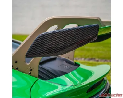 Fabspeed Carbon Fiber Wing End Plates Porsche 992 GT3 2022+ - FS.POR.992GT3.WEPLATES