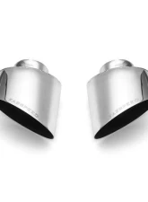 Fabspeed Narrow Body Polished Stainless Steel Single Wall Oval Bolt-On Tips Porsche 993 Carrera 1994-1998                                     - FS.POR.993.SWOTNBP - Image 2