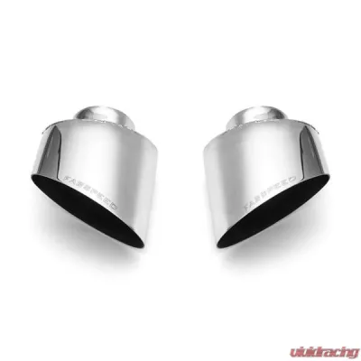 Fabspeed Narrow Body Polished Stainless Steel Single Wall Oval Bolt-On Tips Porsche 993 Carrera 1994-1998 - FS.POR.993.SWOTNBP