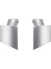 Fabspeed Wide Body Brushed Stainless Steel Single Wall Oval Bolt-On Tips Porsche 993 Carrera 1994-1998                                     - FS.POR.993.SWOTWBBR - Image 2