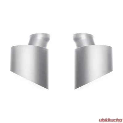 Fabspeed Wide Body Brushed Stainless Steel Single Wall Oval Bolt-On Tips Porsche 993 Carrera 1994-1998 - FS.POR.993.SWOTWBBR
