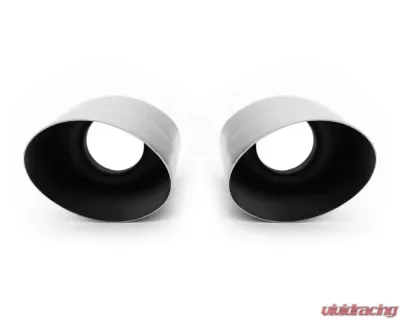 Fabspeed Narrow Body Polished Stainless Steel Single Wall Oval Bolt-On Tips Porsche 993 Carrera 1994-1998 - FS.POR.993.SWOTNBP