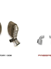Fabspeed Muffler Bypass Pipes Porsche 993 Turbo | GT2 1995-1998                                     - FS.POR.993T.MBXR - Image 3