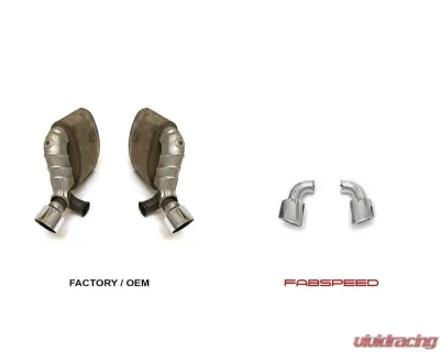Fabspeed Muffler Bypass Pipes Porsche 993 Turbo | GT2 1995-1998 - FS.POR.993T.MBXR
