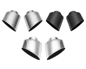 Fabspeed Narrow Body Brushed Stainless Steel Single Wall Oval Bolt-On Tips Porsche 993 Carrera 1994-1998