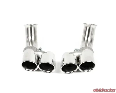 Fabspeed Deluxe Short Quad-Style Tips Porsche 996 Carrera 1999-2001 - FS.POR.996.QDTSX