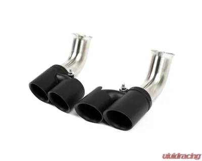 Fabspeed Deluxe Short Quad-Style Tips Porsche 996 Carrera 1999-2001 - FS.POR.996.QDTSX