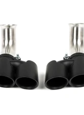 Fabspeed Deluxe Short Quad-Style Tips Porsche 996 Carrera 1999-2001                                     - FS.POR.996.QDTSX - Image 4