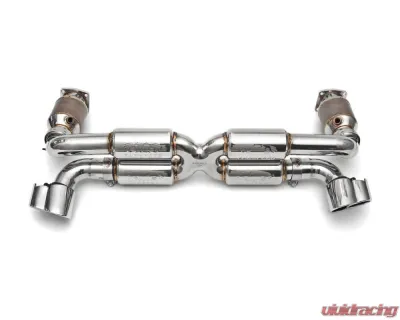 Fabspeed Race Supersport 70mm X-Pipe Exhaust System Porsche 996 Turbo 2000-2005 - FS.POR.996T.SSRX