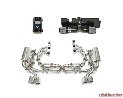 Fabspeed Street Performance Package w/ Carbon Fiber Tips Porsche 997 Carrera 2005-2008 - FS.POR.997.SPKGC