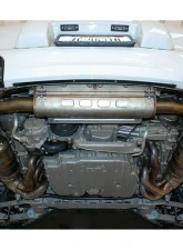 Fabspeed Side Muffler Bypass Pipes w/ Polished Stainless Steel Tips Porsche 997.2 Carrera 2009-2012                                     - FS.POR.9972.SMBP - Image 3