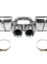 Fabspeed Center Mini-Maxflo Performance Exhaust System w/ Carbon Fiber Tips Porsche 997.2 GT3 | GT3 RS 2010-2011                                     - FS.POR.9972GT3.CMAXC - Image 3