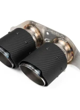 Fabspeed Carbon Fiber Deluxe Dual Style Tips Porsche 991.2 GT3 | GT3 RS 2017-2019                                     - FS.POR.9912GT3.DLTCF - Image 2
